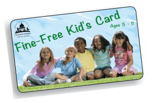 fine free kid's card diagonal