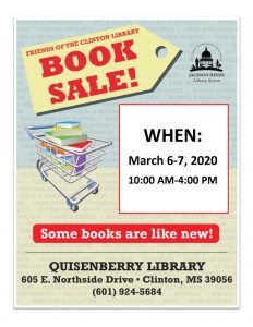 Quisenberry Book Sale Flyer