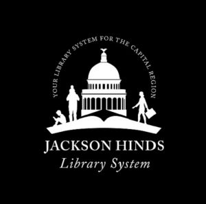 JHLS logo white on black