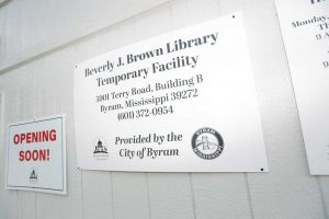 byram library sign