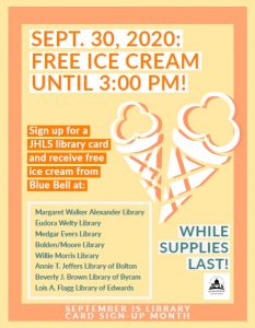 ice cream giveaway flyer