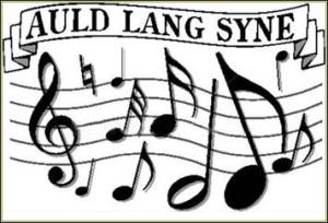 Auld Lang Syne with musical scale