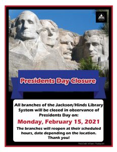 presidents day closure flyer