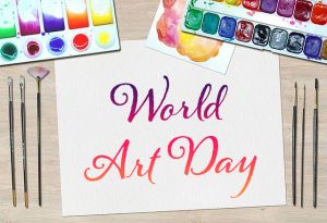 World Art Day Graphic