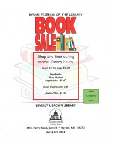 Byram book sale flyer