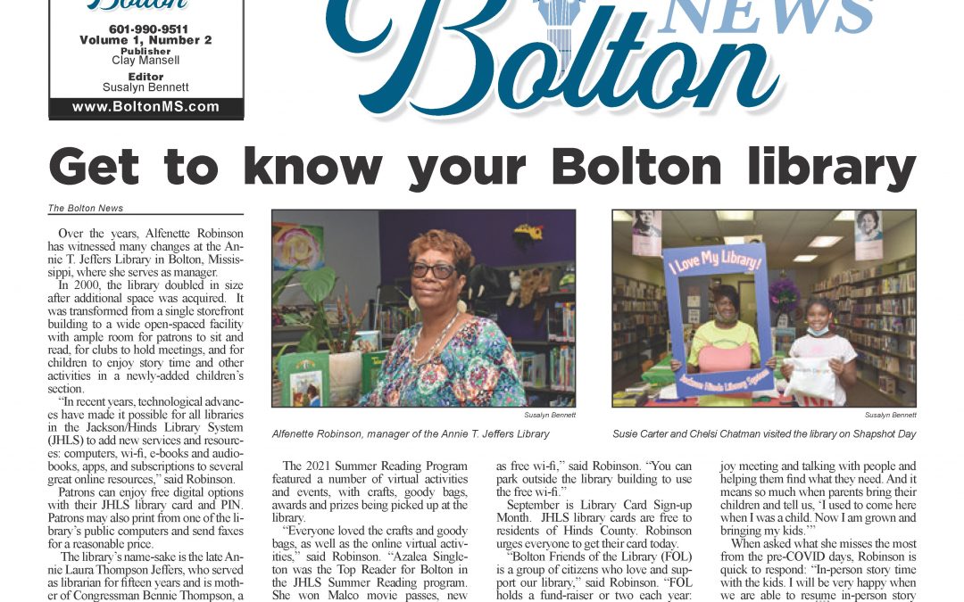 Bolton Library Featured in The Bolton News