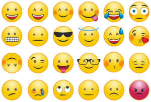24 facial expression emojis