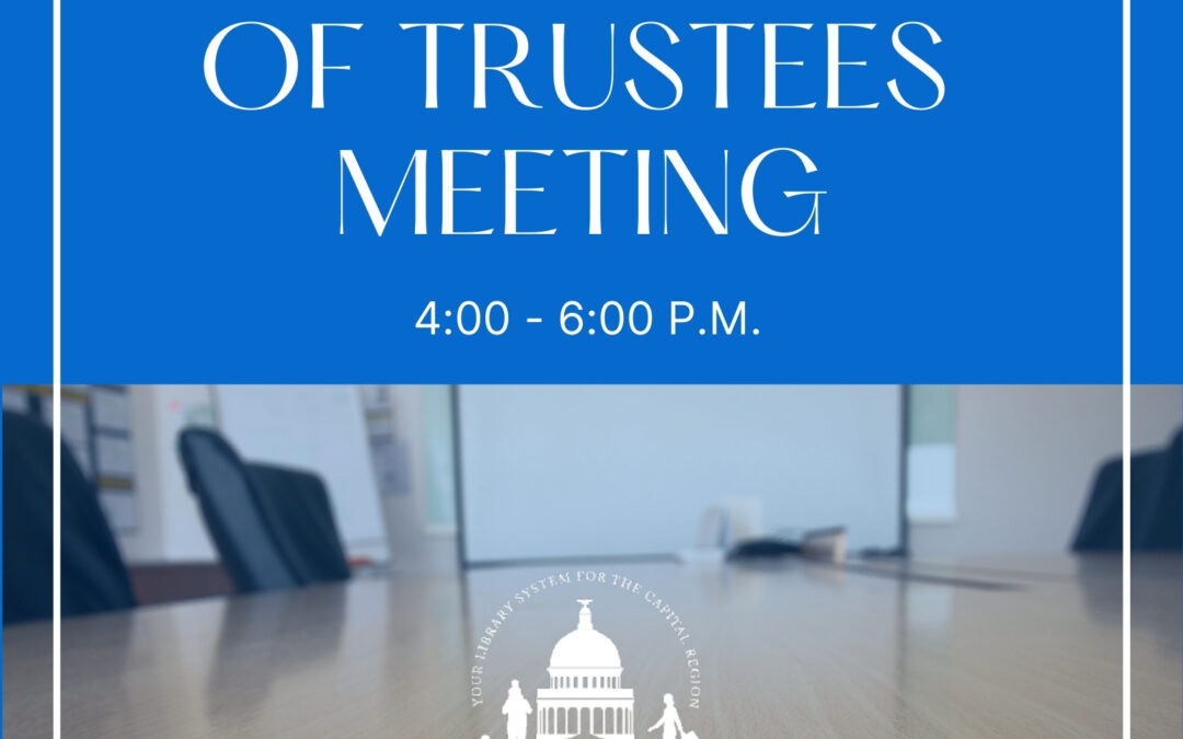 January Board of Trustees Meeting Announcement