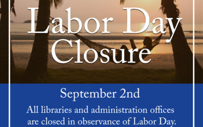 Labor Day Closure Sept. 2nd