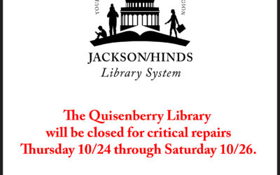 UPDATE: Quisenberry Library will be closed 10/22-10/26