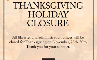 Thanksgiving Holiday Closure