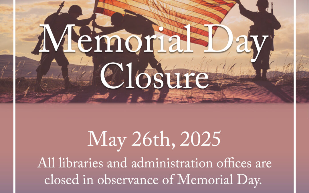 Memorial Day Closure